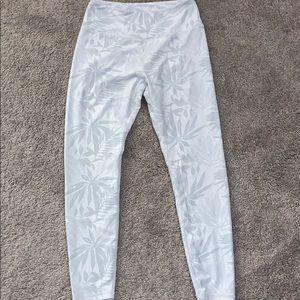 White ptula leggings
